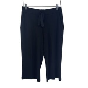 Lands' End Women's Knit Drawstring Pull On Crop Pants Leggings XS/P 2-4